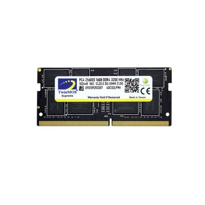 16 GB DDR4 3200MHZ TWINMOS 1.2V NB SODIMM MDD416GB3200N