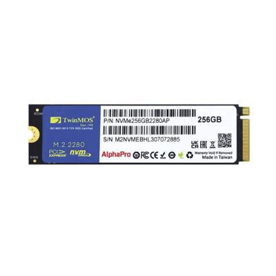 256GB TwinMOS AlphaPro 2280 NVMe M.2 SSD(3600/3250Mb/s)