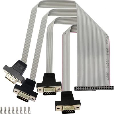 40Pin 2.0mm IDE to 4 Port DB9 RS232 Dişi Seri Kablo