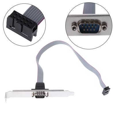 5 ADET - Serial 9Pin DB9 RS232 Com 1 Port Bracket