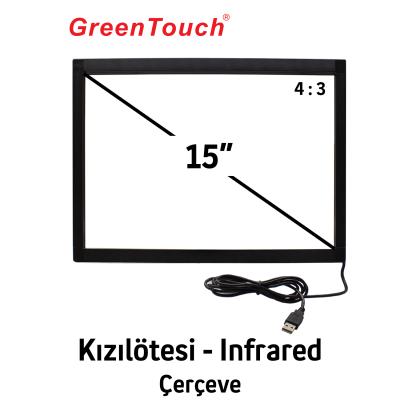 15" Green Touch IR Dokunmatik 10 Nokta