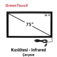 75" Green Touch IR Dokunmatik Çerçeve 10 Nokta