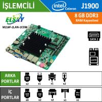 ELSKY M219F-2LAN-2COM J1900 Q.Celeron 2.0GHz DC12V