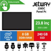 Jetway 23.8'' 238SC i3 9100  Panel PC