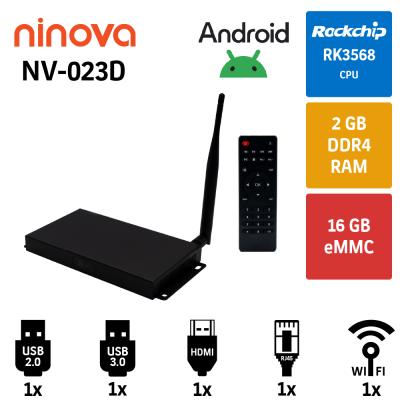 Ninova 023D RK3566 2GB 16GB eMMC Android Mini Pc